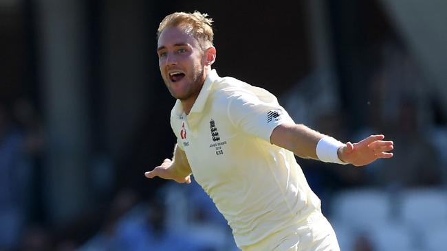 Stuart Broad also comes up big against Australia.