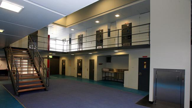 Inside the high security wing of Barwon Prison.