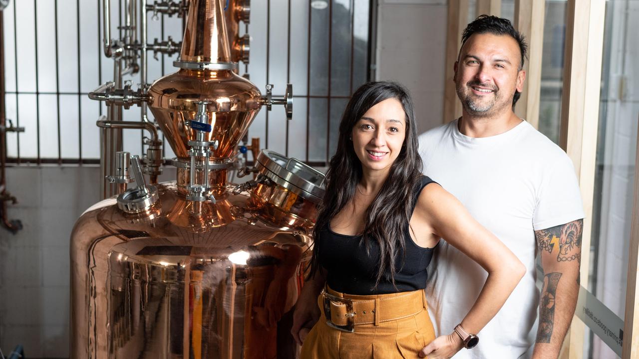 Primary Goods Company Distillery owners Rachel and Dylan Falecki pay residential and business rates with Parramatta Council. Picture: Monique Harmer