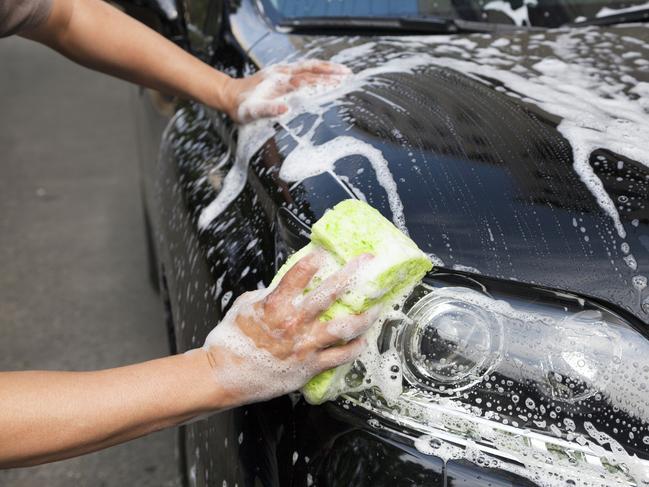 Cars will not be allowed to be washed on hard surfaces.