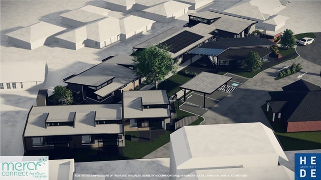 Artist impression of the Mercy Connect development in Kambora Ct.