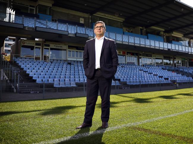 Cronulla Sharks CEO Dino Mezzatesta has called for urgent funding to upgrade PointsBet Stadium. Picture: Richard Dobson