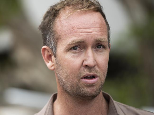 A remorseful Noosa Councillor Jess Glasgow rejects calls to resign from his position after his performance on the reality TV show <i>The Bachelorette</i>. Picture: Lachie Millard