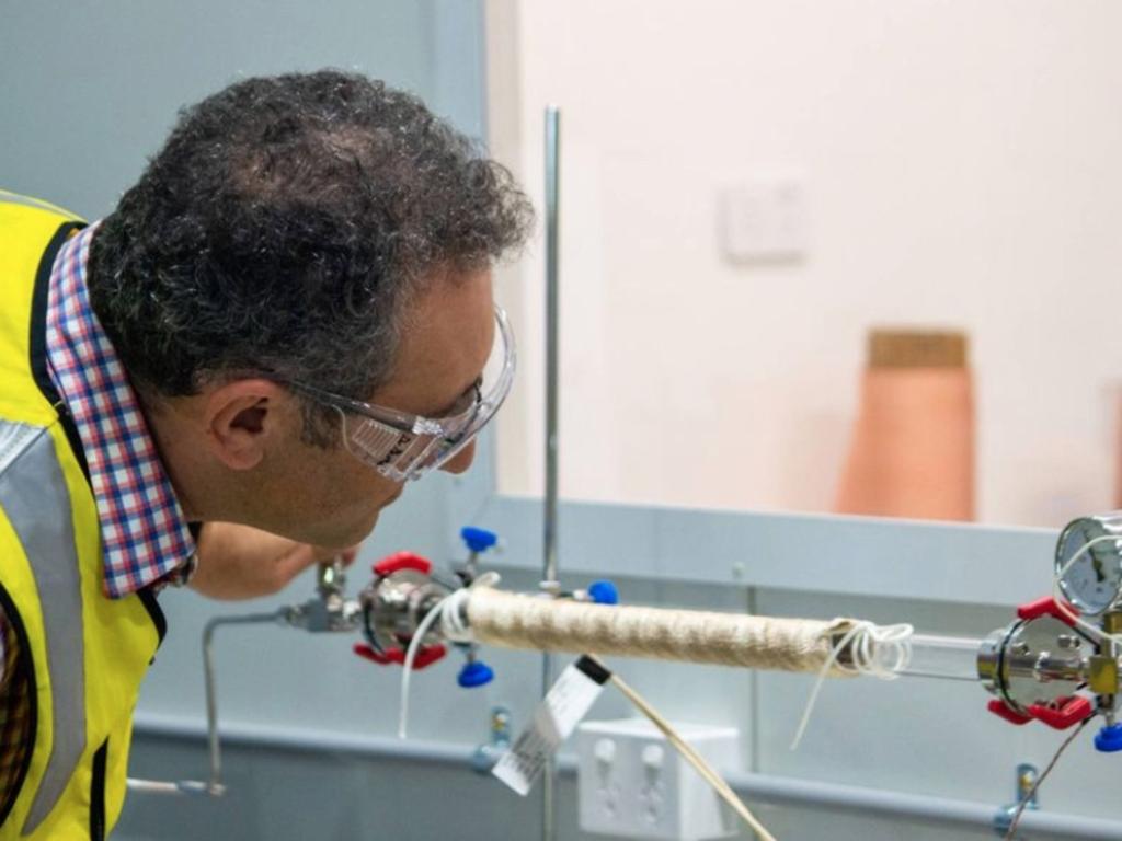 Ahmed El Safty, CEO of PowerCap, a Queensland company that has developed a new type of hybrid graphene battery, which is longer lasting and more recyclable than lithium batteries. Picture: Supplied