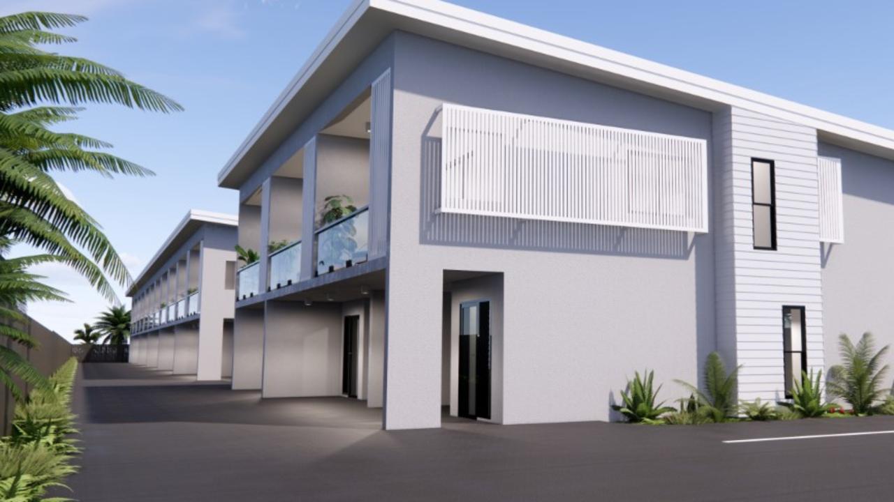 Mackay builder CJ Smith Homes will construct 14 units on the vacant block at 65 Shakespeare St in Mackay. Picture: Contributed