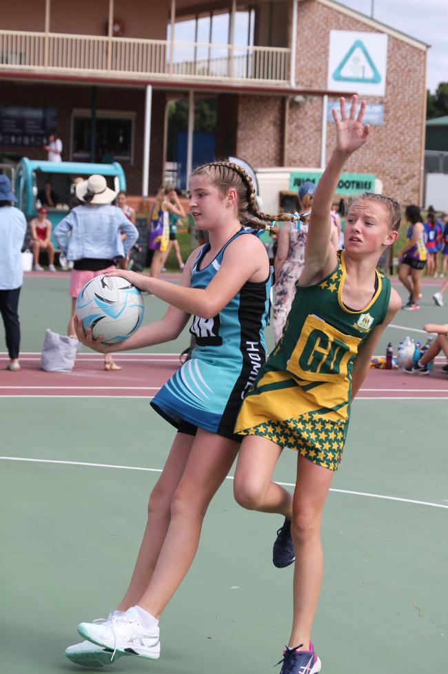 The Netball Qld Primary Schools Cup grand finals are being held at the Hinterland District Netball Association at Mudgeeraba. Picture: Mike Batterham.