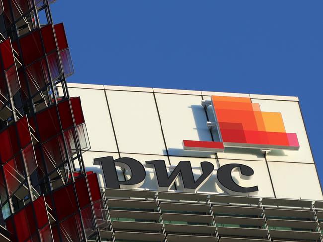 SYDNEY, AUSTRALIA - NewsWire Photos JUNE 20, 2023: PWC, Price Water House Coopers signage on a building in  BarangarooPicture: NCA NewsWire / Damian Shaw