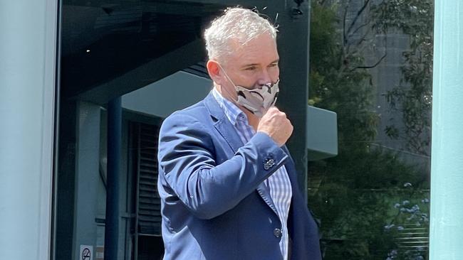 Former Labor MP Craig Thomson leaving Gosford Local Court on an unrelated matter. Picture: Richard Noone