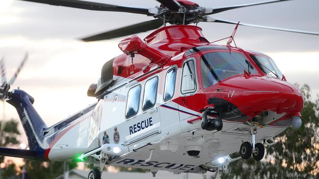 The rescue chopper from Cairns has been dispatched after a motorcycle accident near Mt Garnet.