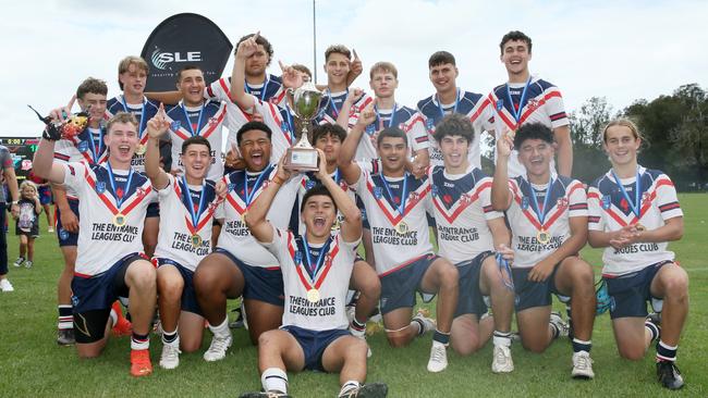 The Roosters took out last year’s Andrew Johns Cup grand final. Picture: Sue Graham