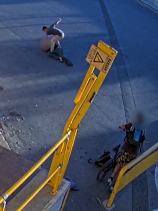 CCTV footage reveals Nelson Dodd's shocking attack on a stranger.