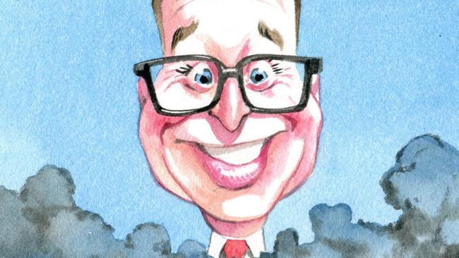 Head in the clouds: Some question Alan Joyce’s choices. Illustration: Stuart Krygsman.