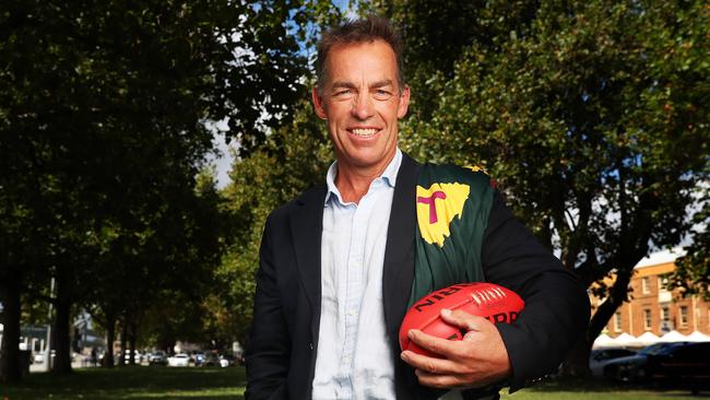 Alastair Clarkson, who is part of the taskforce to get a team in Tasmania, has become embroiled in racism scandal.