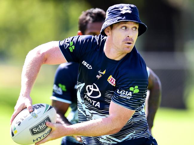 Michael Morgan. NRL; North Queensland Cowboys pre-season training at Townsville Sports Reserve. Picture: Alix Sweeney