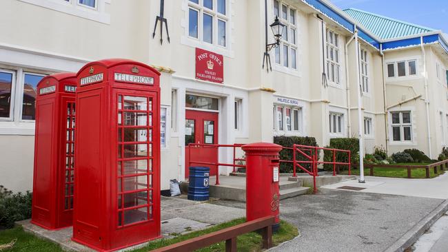 The Post Office building at Port Stanley, Falkland Islands.