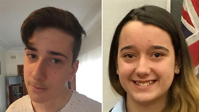 Jack, 15, and Jennifer Edwards, 13.