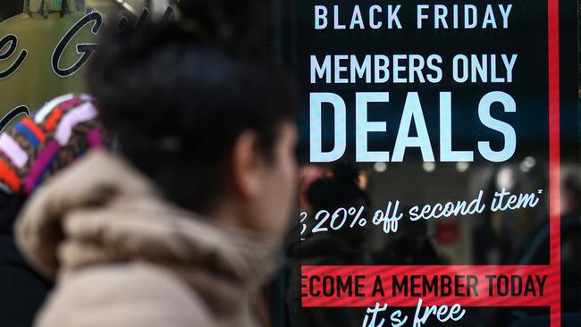 Black Friday has become a major sale day in Australia. Picture: Hollie Adams/Getty Images