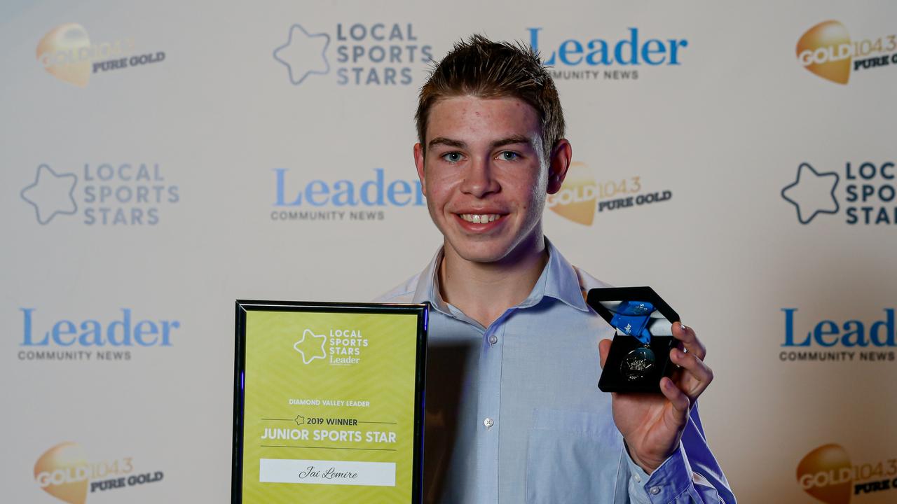 Diamond Valley Leader Junior Sports Star Jai Lemire.