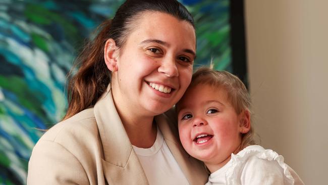 NEWS ADV Kedeisha Kartinyeri is a mum, mentor, philanthropist and the first Aboriginal woman to own her own accounting firm. Her firm supports 70 Aboriginal-run businesses in SA and she is a mentor at schools and unis. Kedeisha and her two-year-old daughter Image/Russell Millard Photography