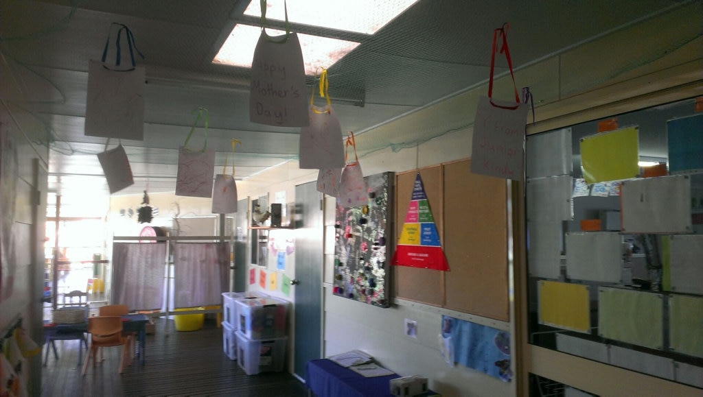 Paintings inside Cuddly Bears Children's Centre Oakey were not damaged by the vandals. Photo Contributed. Picture: Contributed