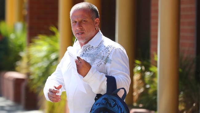 Luigi Vitale leaving court at Port Adelaie. Picture: Tait Schmaal