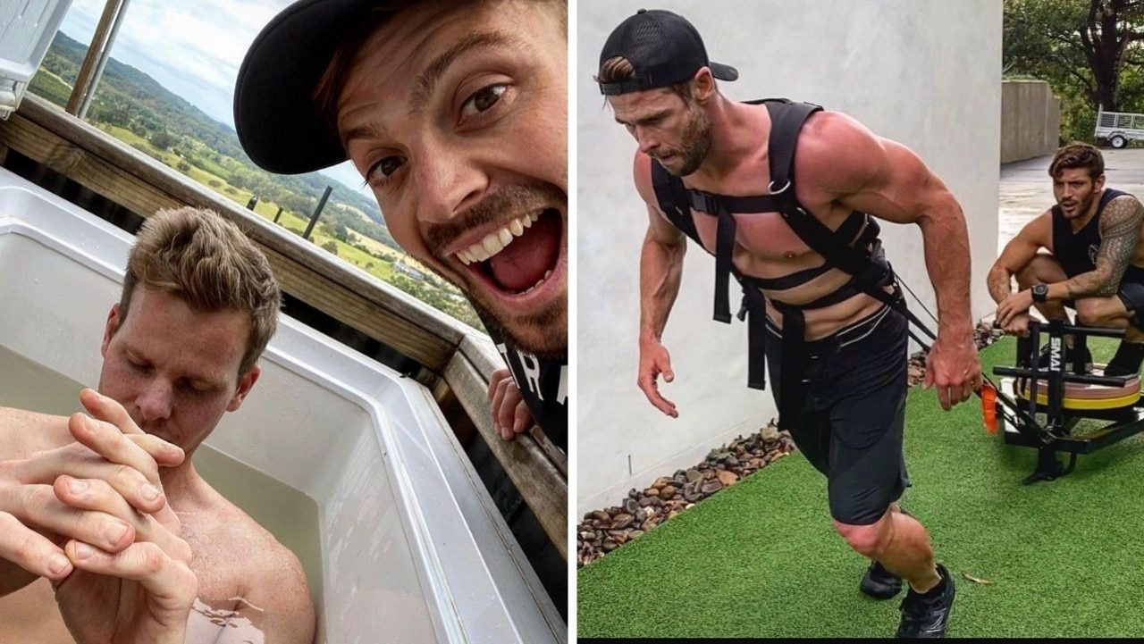 Steve Smith spent a week training with Chris Hemsworth's trainer Luke Zocchi.