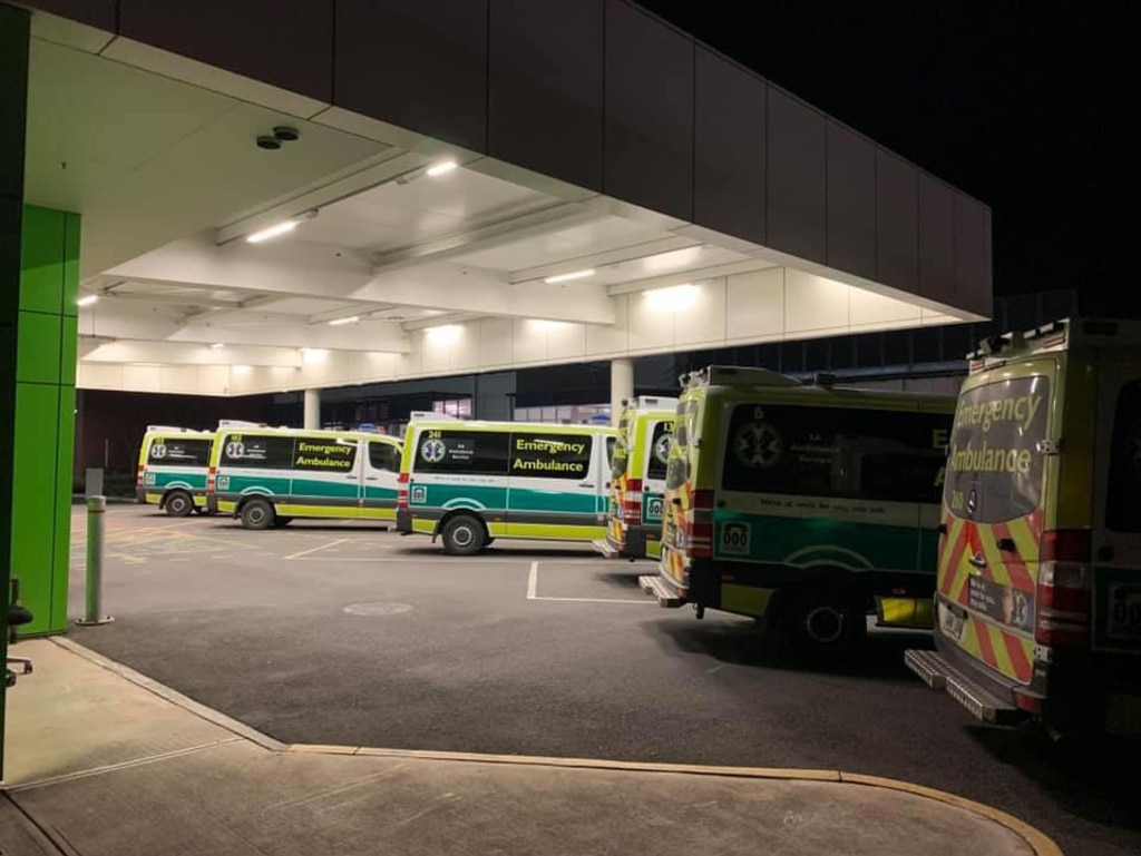 Ambulances were ramped at EDs across metropolitan Adelaide over the past few days, with 14 ramped at Flinders Medical Centre on Monday. Picture: FILE PIC. Supplied/Phil Palmer