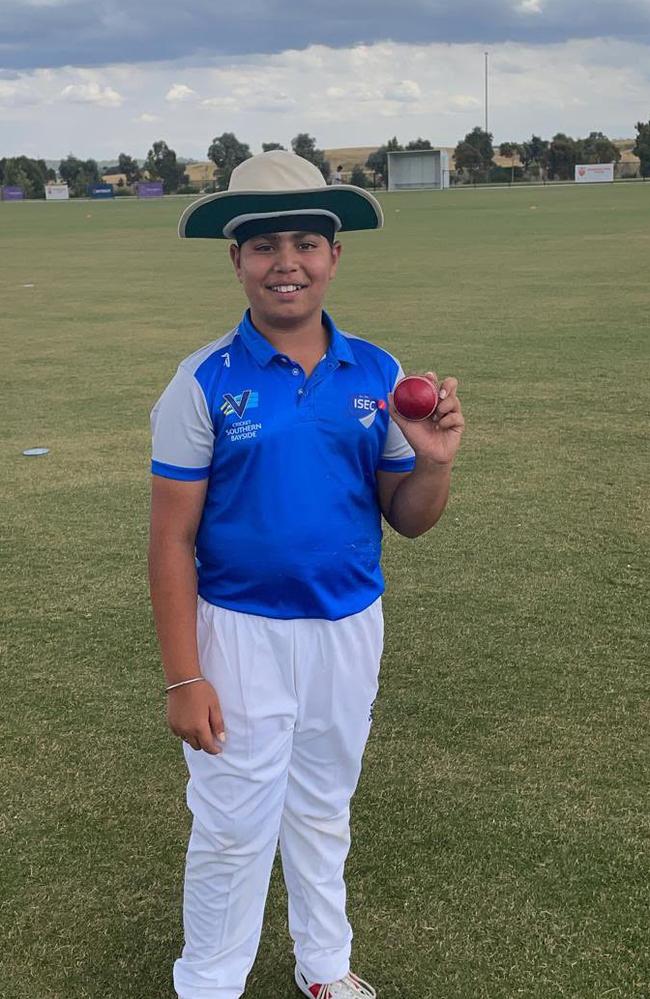 Kaevish Bhasis took a hat-trick for Inner South East in the Keith Mitchell Shield on day one of the carnival.