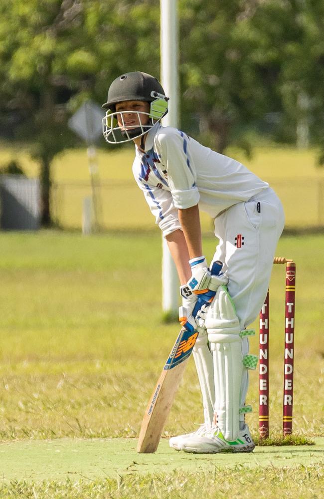 Coolum cricketer Kade Williams in action. Picture: Contributed