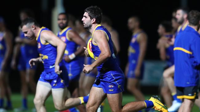 The top-ranked SuperCoach team is trading Eagle Andrew Gaff in this week. Picture: Chris Hyde/Getty Images