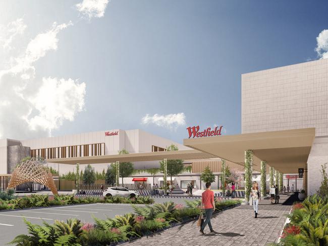 Artist impression of the Westfield Knox redevelopment.