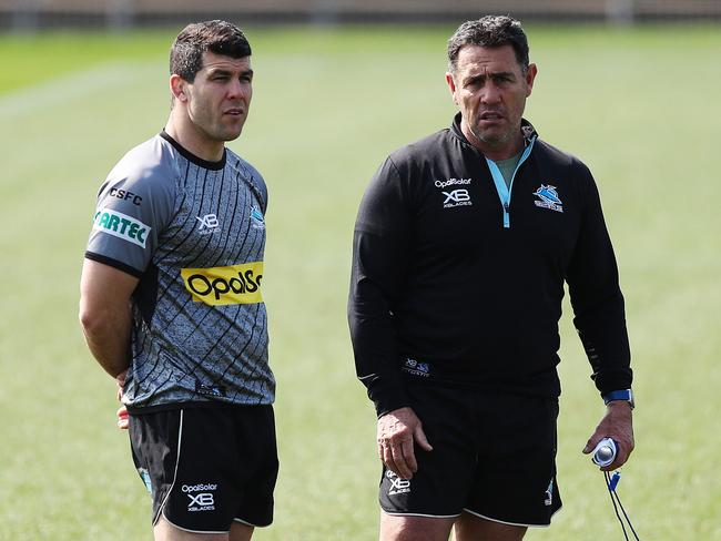 Michael Ennis will replace Dragons-bound Shane Flanagan at Manly. Picture: Brett Costello