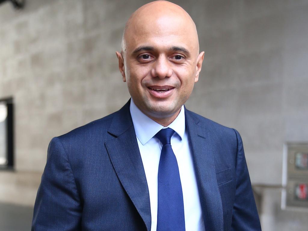 Health Minister Sajid Javid said cancelled vaccine passports would return amid a surge in Covid cases. Picture: Getty Images