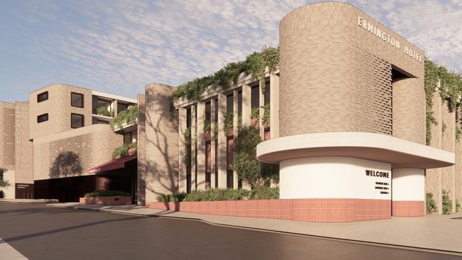 A bowling alley could be part of the Ermington Hotel.