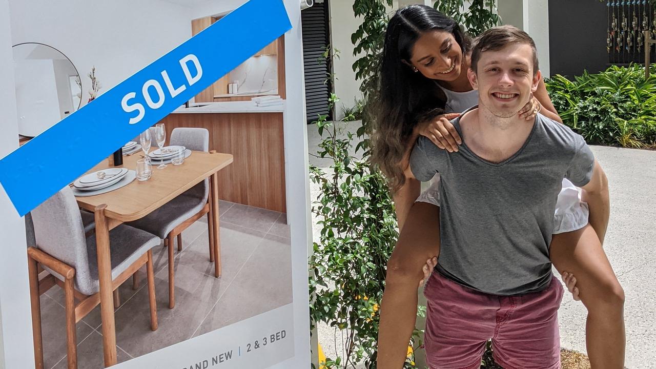 The couple were nervous about buying an apartment off the plan so made sure they did a lot of due diligence. Picture: Supplied