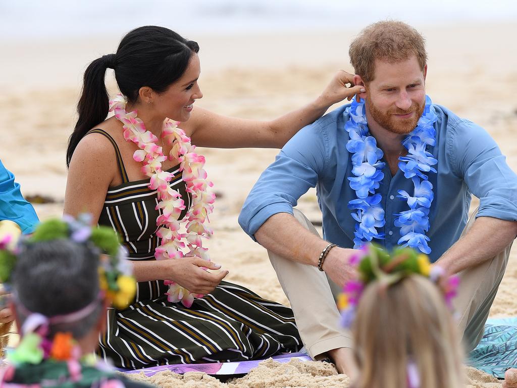 Prince Harry and Meghan’s royal tour of Australia - Day 4. AAP Image/Dan Himbrechts