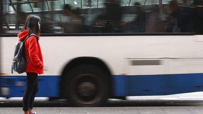 The government’s “on-demand” buses in Wetherill Park has failed. Picture: John Appleyard