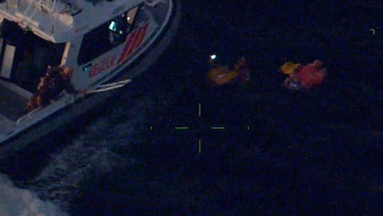 Four Men Rescued Clinging To Esky After Boat Sunk Off Melbourne The