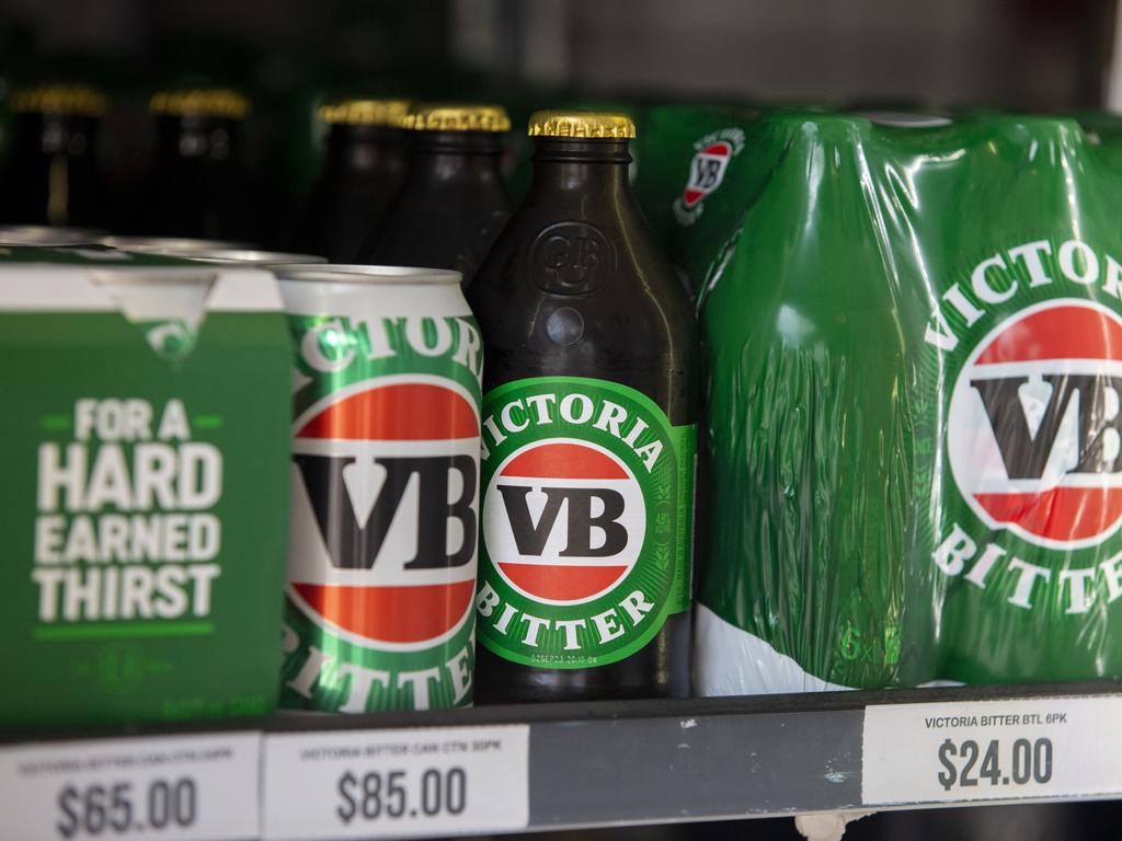 The notorious drink of choice for many Australians is known by a series of names, good and the bad, such as Vicious Bastard, Veebs, vitamin B or Very Best. Picture: Floss Adams