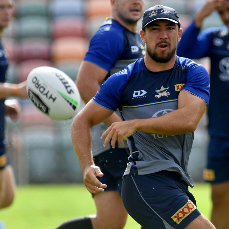 Reece Robson is stuck in a hooker logjam at the Cowboys. Picture: Evan Morgan