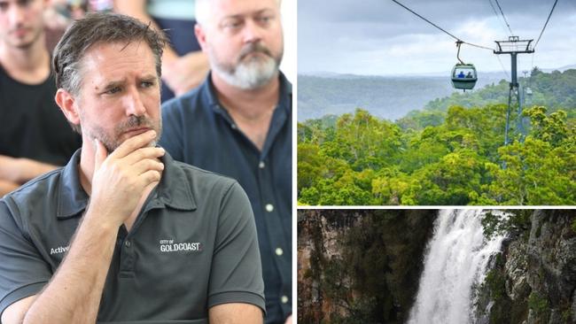 Hinterland-based councillor Glenn Tozer (pictured left) is a strong supporter of nature-based tourism, but not a gondola at Springbrook.