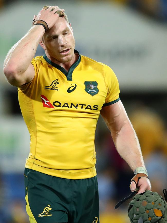 Pocock’s Wallabies future remains cloudy. Picture: Getty