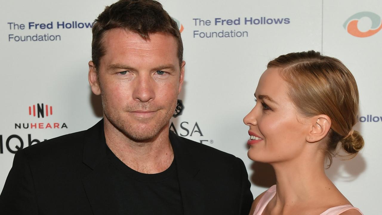 Sam Worthington and Lara Bingle. Picture: Neilson Barnard/Getty Images