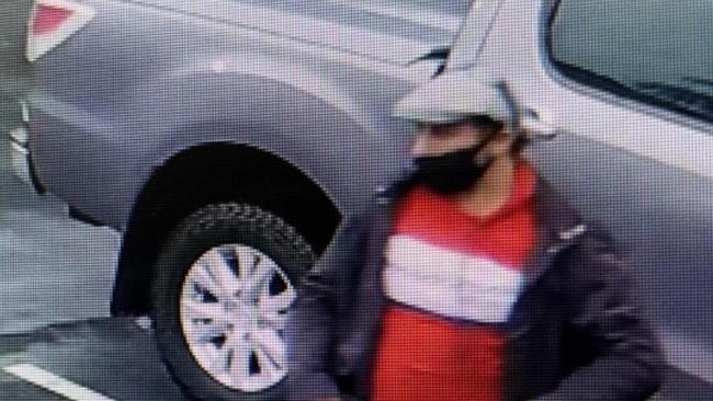 Police says this man allegedly stole a car with a four-month-old child in the rear from a Klemzig car park around 7.45am this morning. Picture: SA Police