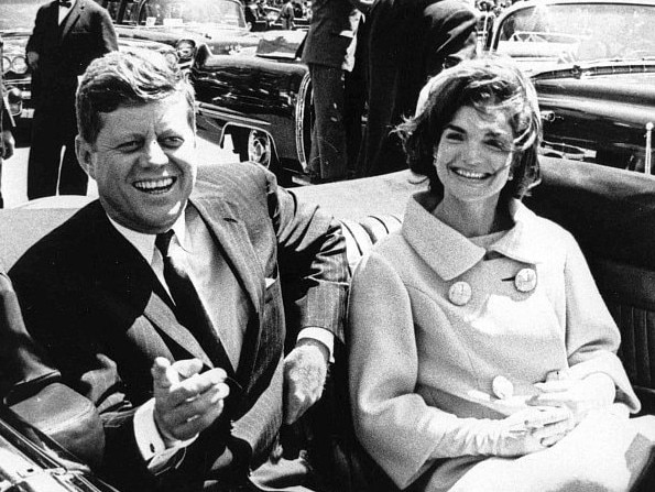 John and Jacqueline Kennedy.