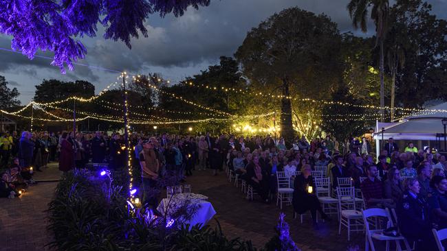 Protea Place candlelight vigil to mark Domestic and Family Violence Prevention Month at Gips Restaurant, Tuesday, May 13, 2025. Picture: Kevin Farmer