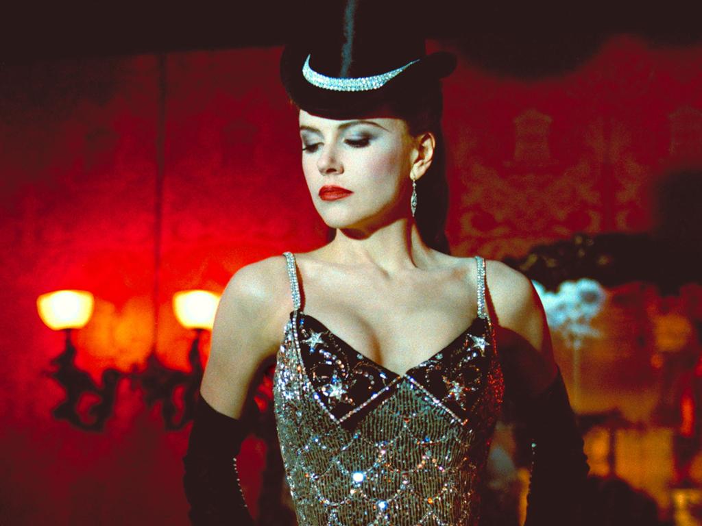 Australian star Nicole Kidman in Moulin Rouge. Picture: Supplied