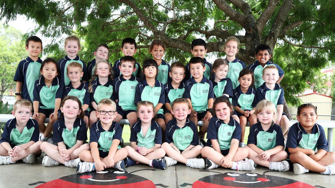 Coomera Anglican Prep Class J. Front Row: Patrick Moore, Indiana Jones, Lenny Clarke, Scarlett Giles, David Webber, Harper Haines, Erika Edmundson, Stella Low. Middle Row: Sarabella Zhai, George Gentle, Felicity Pilkington-Smith, Harvey Walter, Shannon Bian, Conor Kriel, Blake Macfarlane, Lara Gyte, Dakota Jesberg, Kacey Thompson. Back Row: Kaito Brown, Charlotte Brown, Oliver Moss, Lucus Duncan, Elena Wardley-Smith, Nihar Sandhu, Hayley Jeffrey, Nathan Fernando. Photograph: Jason O'Brien