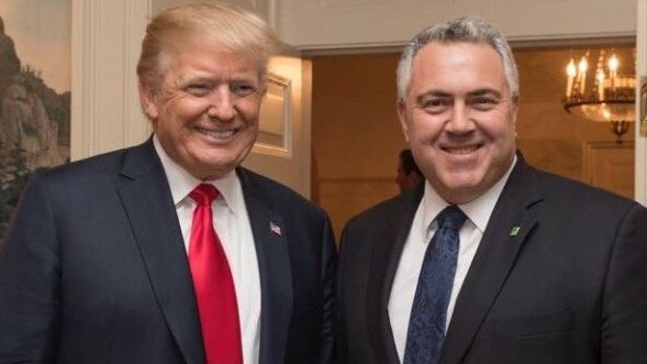 Joe Hockey and US President Donald Trump.