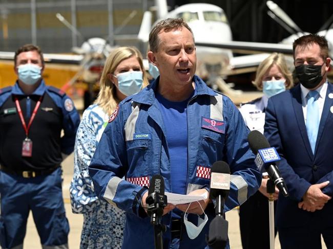 Dr Gary Tall, Director of Aeromedical Clinical Operations at NSW Ambulance, was awarded the Ambulance Service Medal in the 2023 Australia Day honours' list. Picture: NSW Ambulance